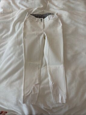 White Equestrian Show Breeches - Waterproof